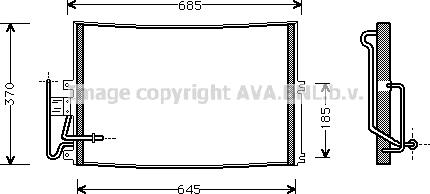 Prasco OLA5274 - Конденсатор кондиционера autospares.lv