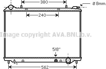 Prasco OLA2441 - Радиатор, охлаждение двигателя autospares.lv