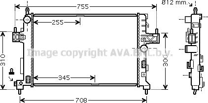 Prasco OLA2380 - Радиатор, охлаждение двигателя autospares.lv