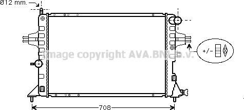 Prasco OLA2293 - Радиатор, охлаждение двигателя autospares.lv