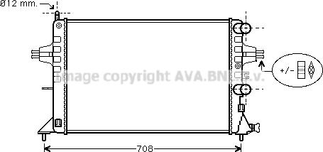 Prasco OLA2255 - Радиатор, охлаждение двигателя autospares.lv