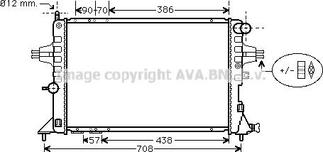 Prasco OLA2252 - Радиатор, охлаждение двигателя autospares.lv