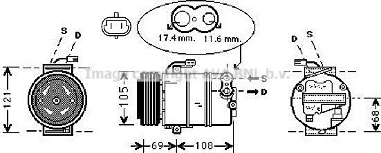 Prasco OLK316 - Компрессор кондиционера autospares.lv