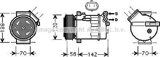 Prasco OLK313 - Компрессор кондиционера autospares.lv