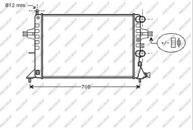 Prasco OP017R004 - Радиатор, охлаждение двигателя autospares.lv