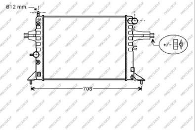 Prasco OP017R005 - Радиатор, охлаждение двигателя autospares.lv