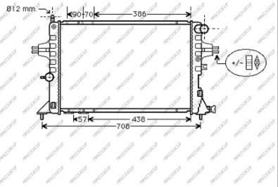 Prasco OP017R001 - Радиатор, охлаждение двигателя autospares.lv