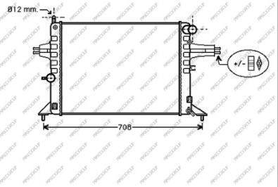 Prasco OP017R013 - Радиатор, охлаждение двигателя autospares.lv