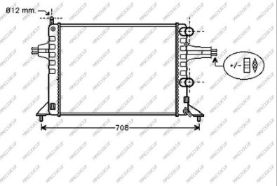 Prasco OP017R012 - Радиатор, охлаждение двигателя autospares.lv