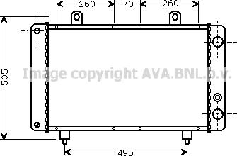 Prasco PE2032 - Радиатор, охлаждение двигателя autospares.lv