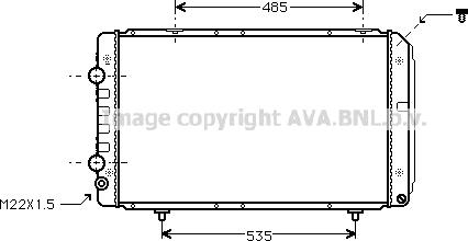 Prasco PE2147 - Радиатор, охлаждение двигателя autospares.lv