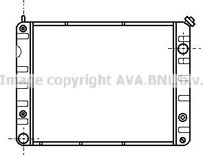 Prasco PE2130 - Радиатор, охлаждение двигателя autospares.lv