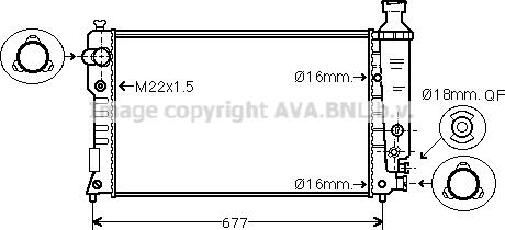 Prasco PE2126 - Радиатор, охлаждение двигателя autospares.lv