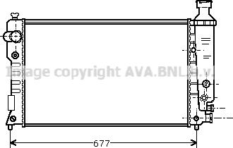 Prasco PE2128 - Радиатор, охлаждение двигателя autospares.lv