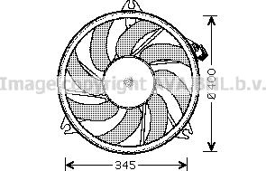 Prasco PE7520 - Вентилятор, охлаждение двигателя autospares.lv