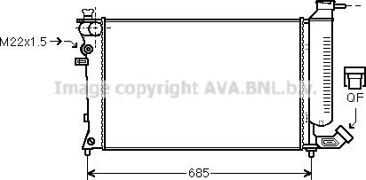 Prasco PEA2137 - Радиатор, охлаждение двигателя autospares.lv