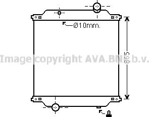 Prasco RE2067N - Радиатор, охлаждение двигателя autospares.lv