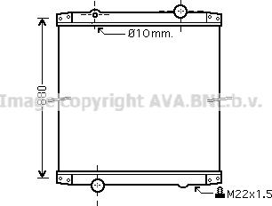 Prasco RE2011N - Радиатор, охлаждение двигателя autospares.lv