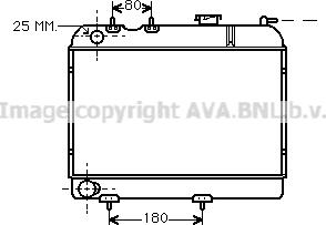 Prasco RT2006 - Радиатор, охлаждение двигателя autospares.lv