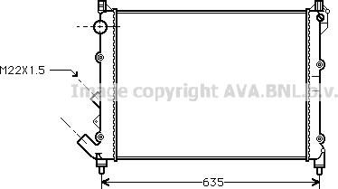 Prasco RT2164 - Радиатор, охлаждение двигателя autospares.lv