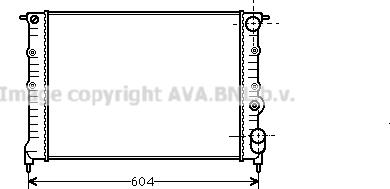 Prasco RT2108 - Радиатор, охлаждение двигателя autospares.lv