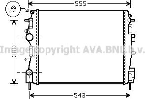 Prasco RT2399 - Радиатор, охлаждение двигателя autospares.lv