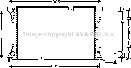 Prasco RT2360 - Радиатор, охлаждение двигателя autospares.lv