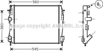 Prasco RT2309 - Радиатор, охлаждение двигателя autospares.lv