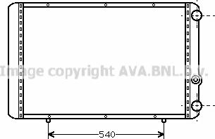 Prasco RTA2155 - Радиатор, охлаждение двигателя autospares.lv