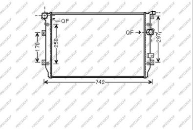 Prasco ST056R002 - Радиатор, охлаждение двигателя autospares.lv