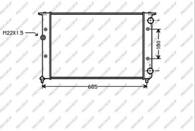 Prasco ST027R011 - Радиатор, охлаждение двигателя autospares.lv