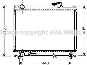 Prasco SZ2047 - Радиатор, охлаждение двигателя autospares.lv