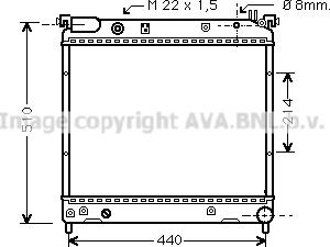 Prasco SZ2036 - Радиатор, охлаждение двигателя autospares.lv