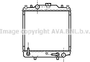 Prasco SZ2029 - Радиатор, охлаждение двигателя autospares.lv