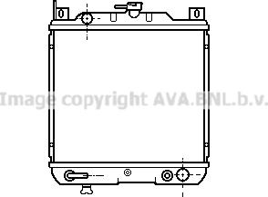 Prasco SZ2021 - Радиатор, охлаждение двигателя autospares.lv