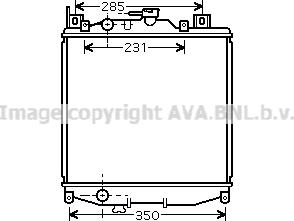 Prasco SZ2022 - Радиатор, охлаждение двигателя autospares.lv