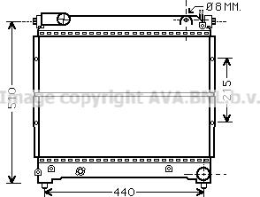 Prasco SZ2074 - Радиатор, охлаждение двигателя autospares.lv