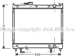 Prasco SZ2071 - Радиатор, охлаждение двигателя autospares.lv