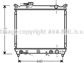 Prasco SZ2072 - Радиатор, охлаждение двигателя autospares.lv