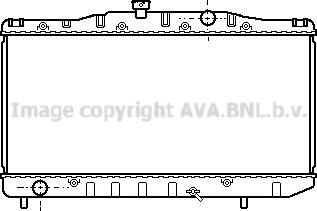 Prasco TO2061 - Радиатор, охлаждение двигателя autospares.lv