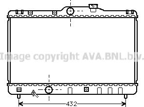 Prasco TO2140 - Радиатор, охлаждение двигателя autospares.lv