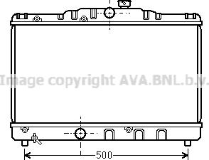 Prasco TO2115 - Радиатор, охлаждение двигателя autospares.lv