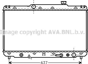 Prasco TO2186 - Радиатор, охлаждение двигателя autospares.lv