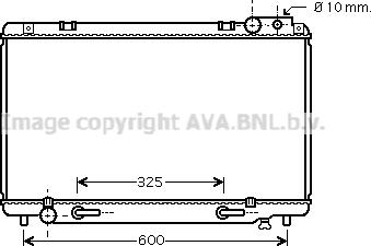 Prasco TO2338 - Радиатор, охлаждение двигателя autospares.lv