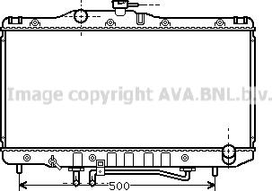 Prasco TO2206 - Радиатор, охлаждение двигателя autospares.lv