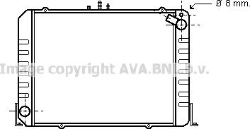 Prasco TO2215 - Радиатор, охлаждение двигателя autospares.lv