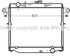 Prasco TOA2379 - Радиатор, охлаждение двигателя autospares.lv