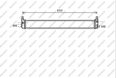 Prasco TY352R004 - Радиатор, охлаждение двигателя autospares.lv