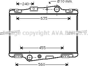 Prasco VL2003 - Радиатор, охлаждение двигателя autospares.lv