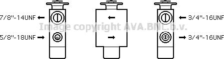 Prasco VN1101 - Расширительный клапан, кондиционер autospares.lv